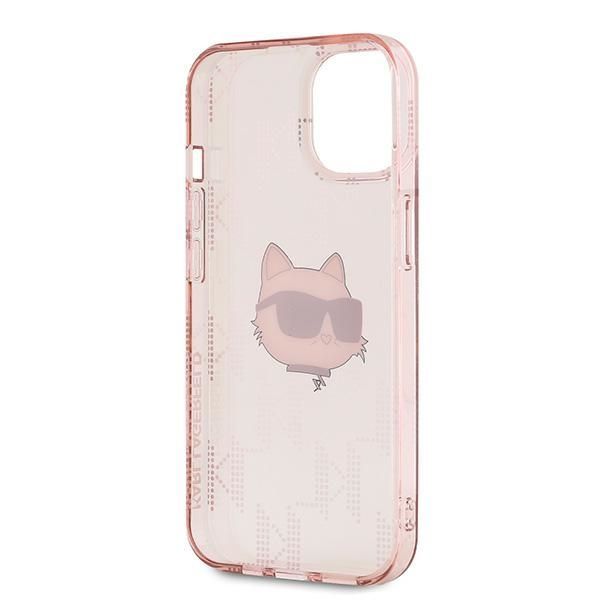 Other Phone Accessory Karl Lagerfeld Karl Lagerfeld IML Choupette Head & Monogram case for iPhone 13 - pink