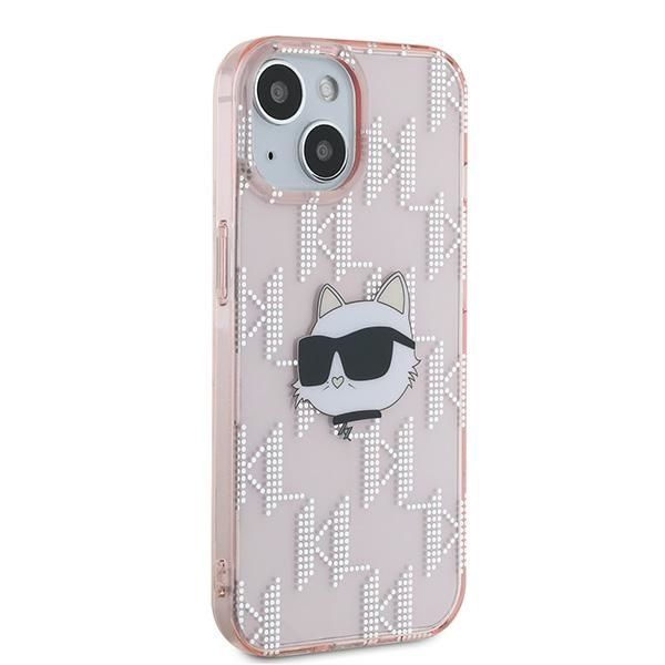 Other Phone Accessory Karl Lagerfeld Karl Lagerfeld IML Choupette Head & Monogram case for iPhone 13 - pink