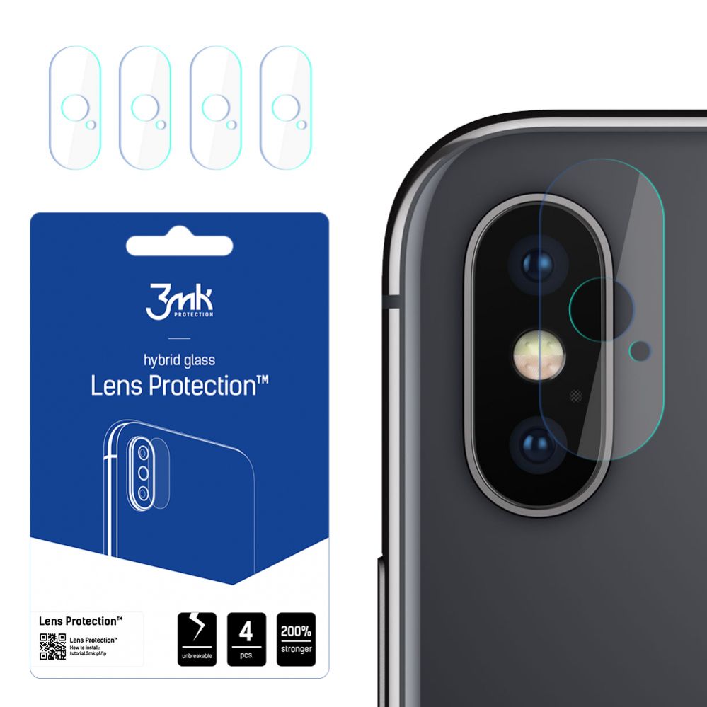 Muu telefoni lisavarustus 3MK 3mk Lens Protection hybrid camera glass for iPhone X