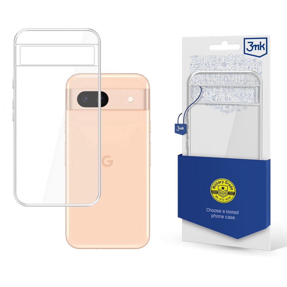 Other Phone Accessory 3MK 3mk Armor Case for Google Pixel 8A 5G - transparent