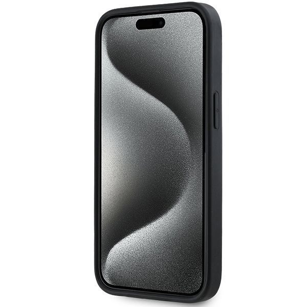 Cits mobilo telefonu aksesuārs DKNY DKNY 3D Rubber Repeat Pattern case for iPhone 15/14/13 - black