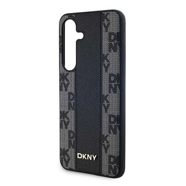 Muu telefoni lisavarustus DKNY DKNY Leather Checkered Mono Pattern MagSafe case for Samsung Galaxy S24+ - black