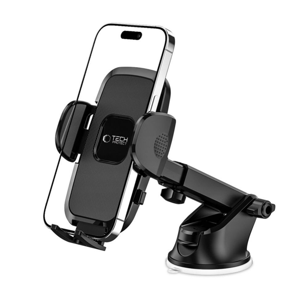 Auto holder Tech-Protect Tech-Protect V3 Car Phone Holder for Windshield/Cockpit - Black