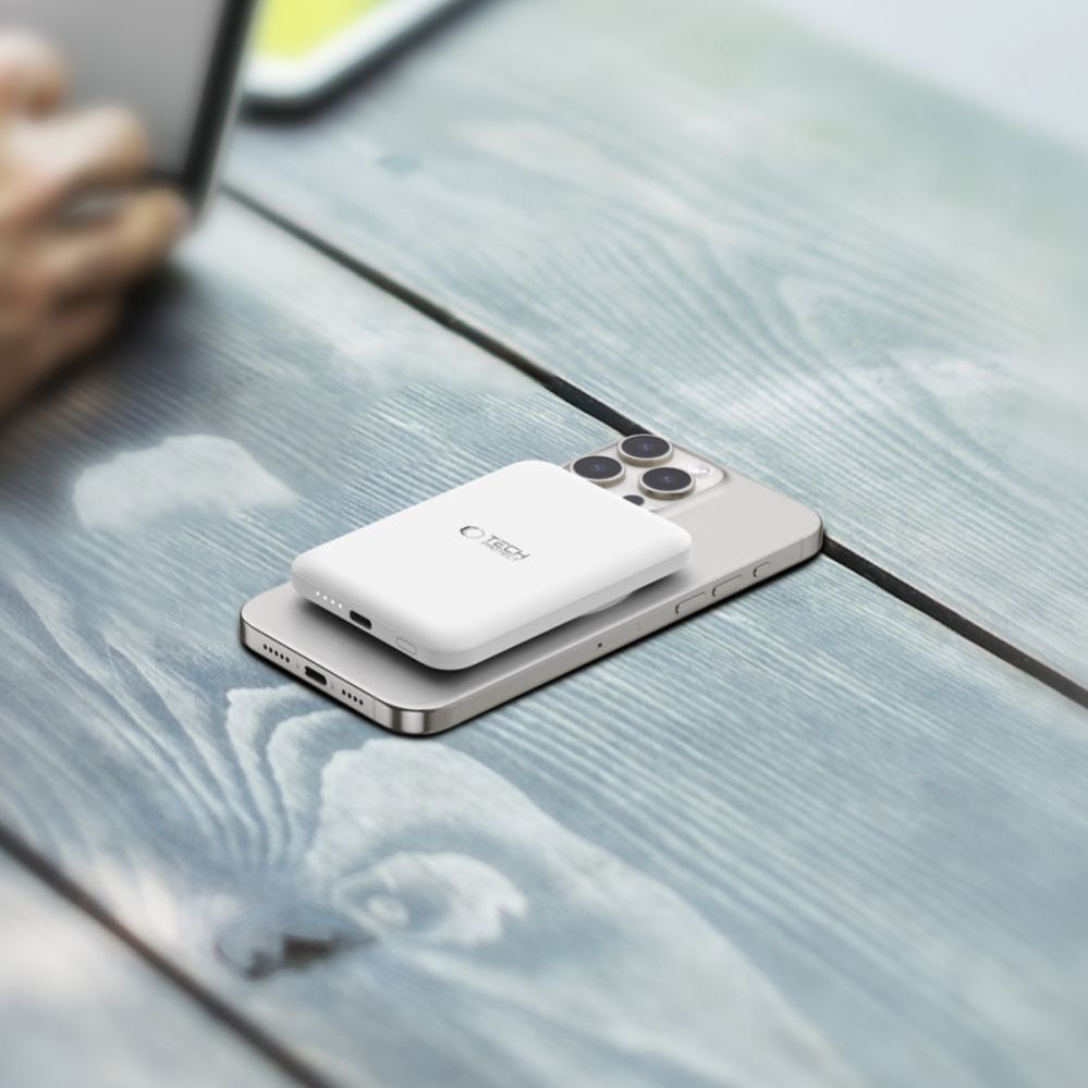 Ārējais akumulators Tech-Protect White