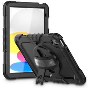 Aizmugurējais vāciņš Tech-Protect  Tech-Protect Solid360 Case for iPad 10.9" 2022 - Black 