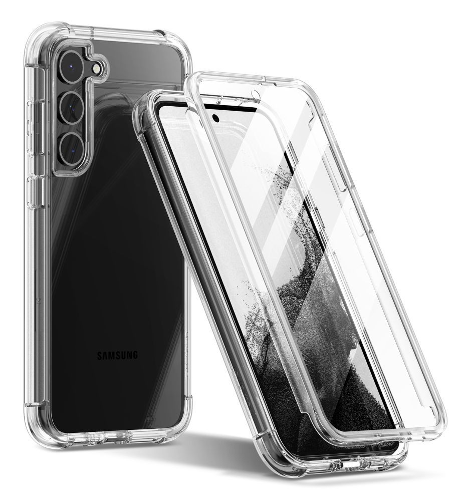 Back panel cover Tech-Protect Tech-Protect Kevlar Case for Samsung Galaxy S23+ - Transparent