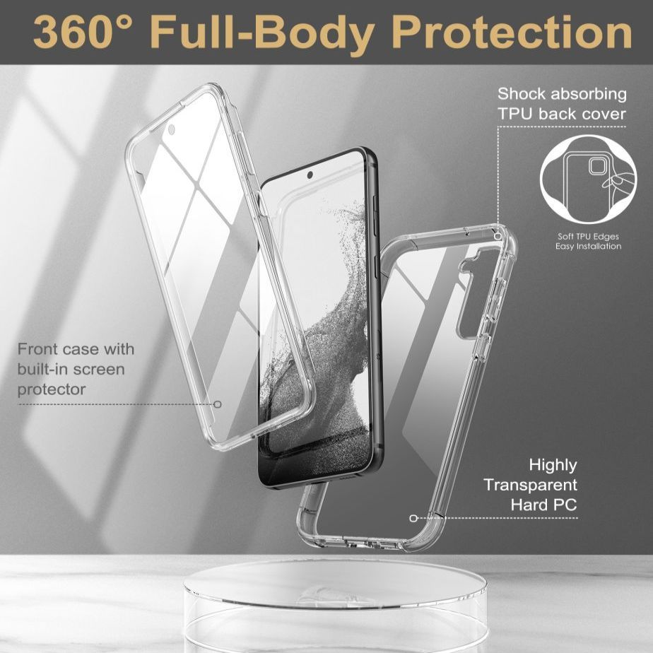 Back panel cover Tech-Protect Tech-Protect Kevlar Case for Samsung Galaxy S23+ - Transparent