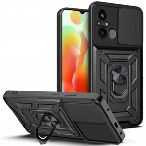 Aizmugurējais vāciņš Tech-Protect  Tech-Protect CamShield Pro Case for Xiaomi Redmi 12C - Black 