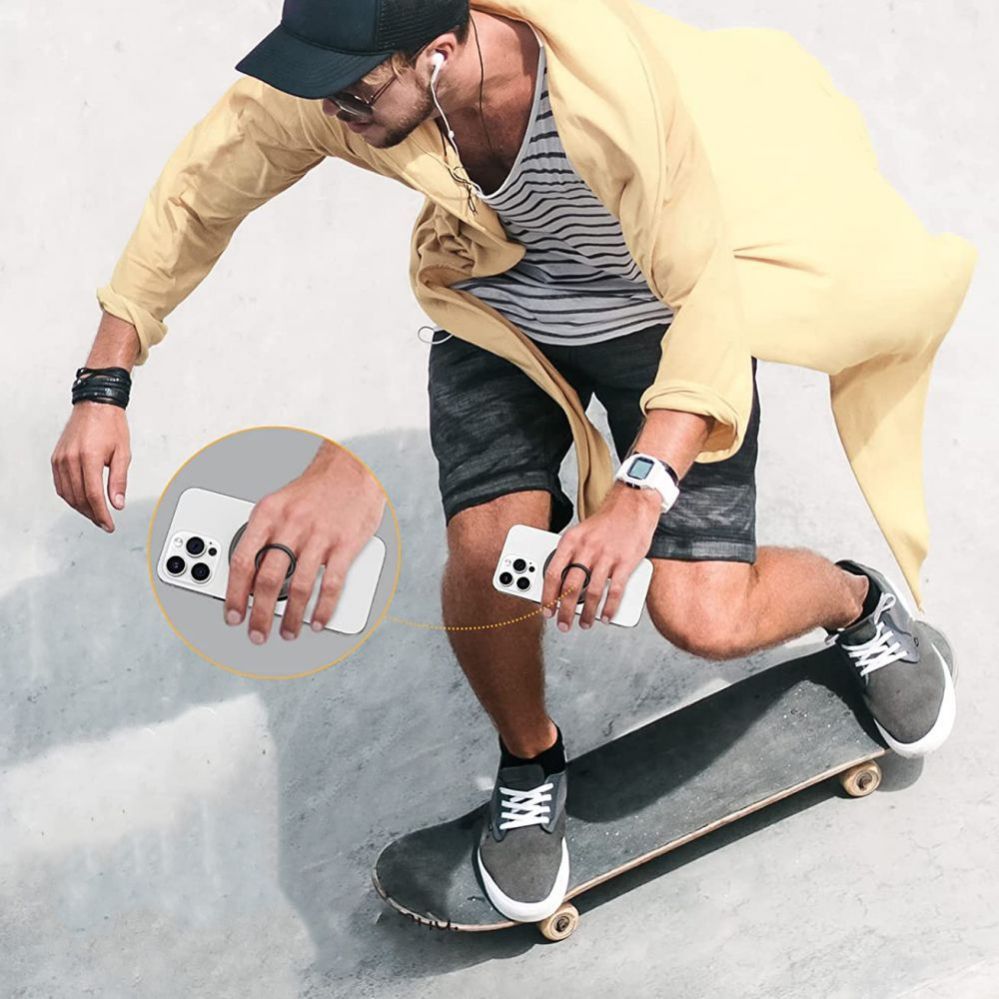 Automaatne hoidja Tech-Protect Tech-Protect MMR100 Magnetic Phone Holder/Ring with MagSafe - Gray