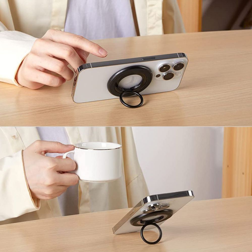 Automaatne hoidja Tech-Protect Tech-Protect MMR100 Magnetic Phone Holder/Ring with MagSafe - Gray