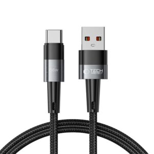 Kabelis Tech-Protect  Tech-Protect UltraBoost USB-C / USB-C Cable 66W 6A 1m - Gray 
