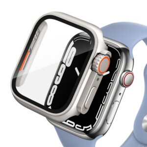Aizmugurējais vāciņš Tech-Protect  Tech-Protect Defense360 case for Apple Watch 7 / 8 / 9 (45 mm) - titanium orange 