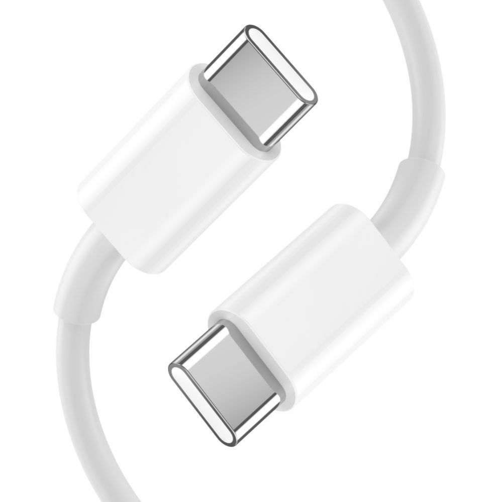Adaptrid Tech-Protect White \ z kablem USB-C \ USB-C (female) || USB-C (męski)