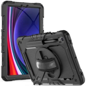 Back panel cover Tech-Protect  Tech-Protect Solid360 Case for Samsung Galaxy Tab S9 FE 10.9" X510 / X516B - Black 