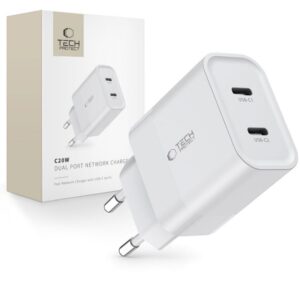 Adapteris Tech-Protect  White \ USB-C (female) \ without cable 