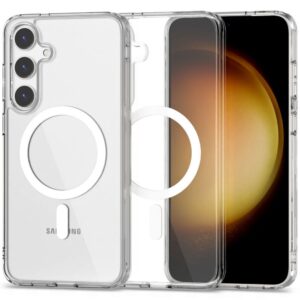 Aizmugurējais vāciņš Tech-Protect  Tech-Protect FlexAir Hybrid MagSafe Case for Samsung Galaxy S24 - Clear 