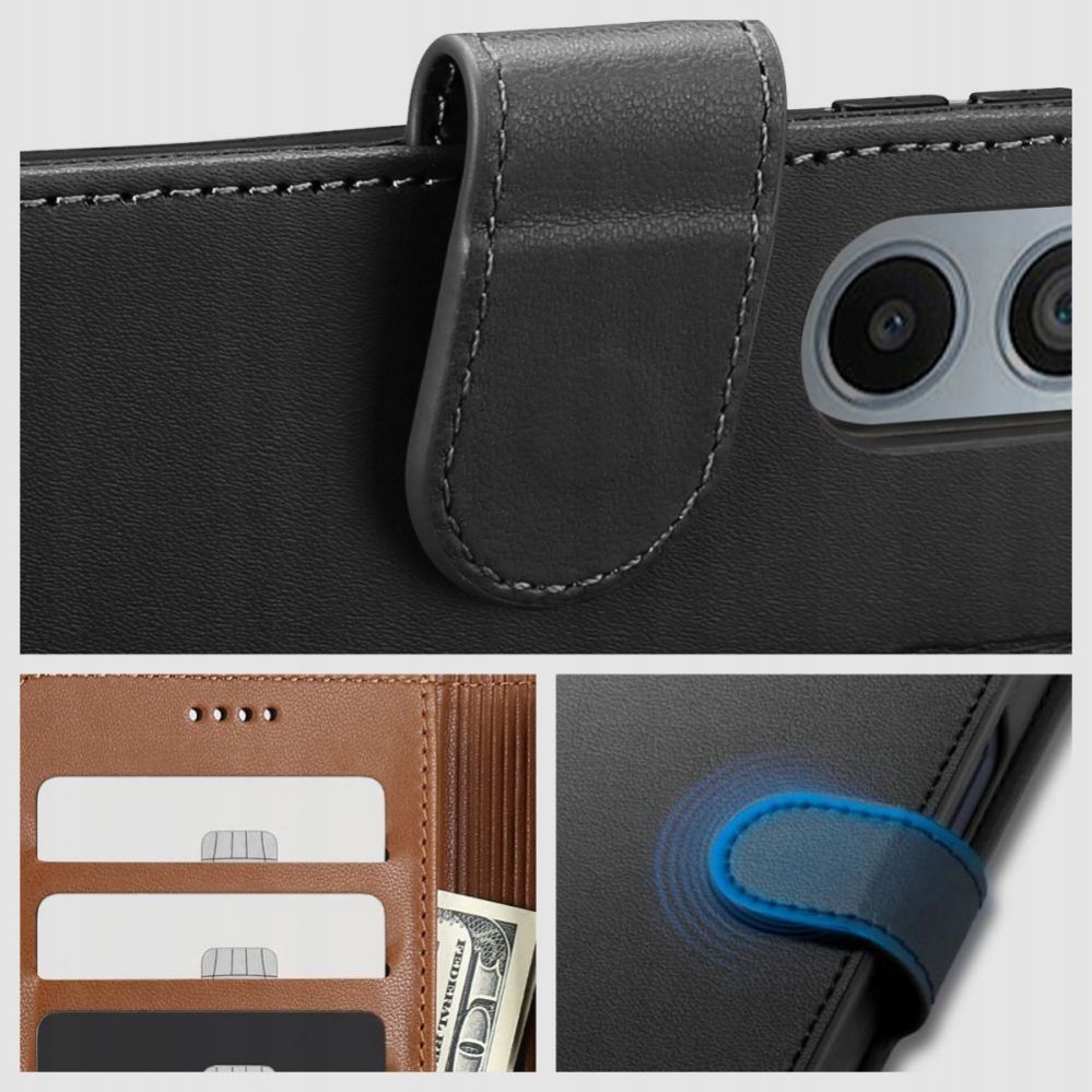 Back panel cover Tech-Protect Tech-Protect Wallet Case for Samsung Galaxy S24 Ultra - Black