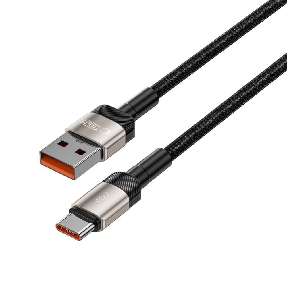 Kabelis Tech-Protect Tech-Protect UltraBoost Evo USB-C / USB-A cable 100W 5A 1m - titanium