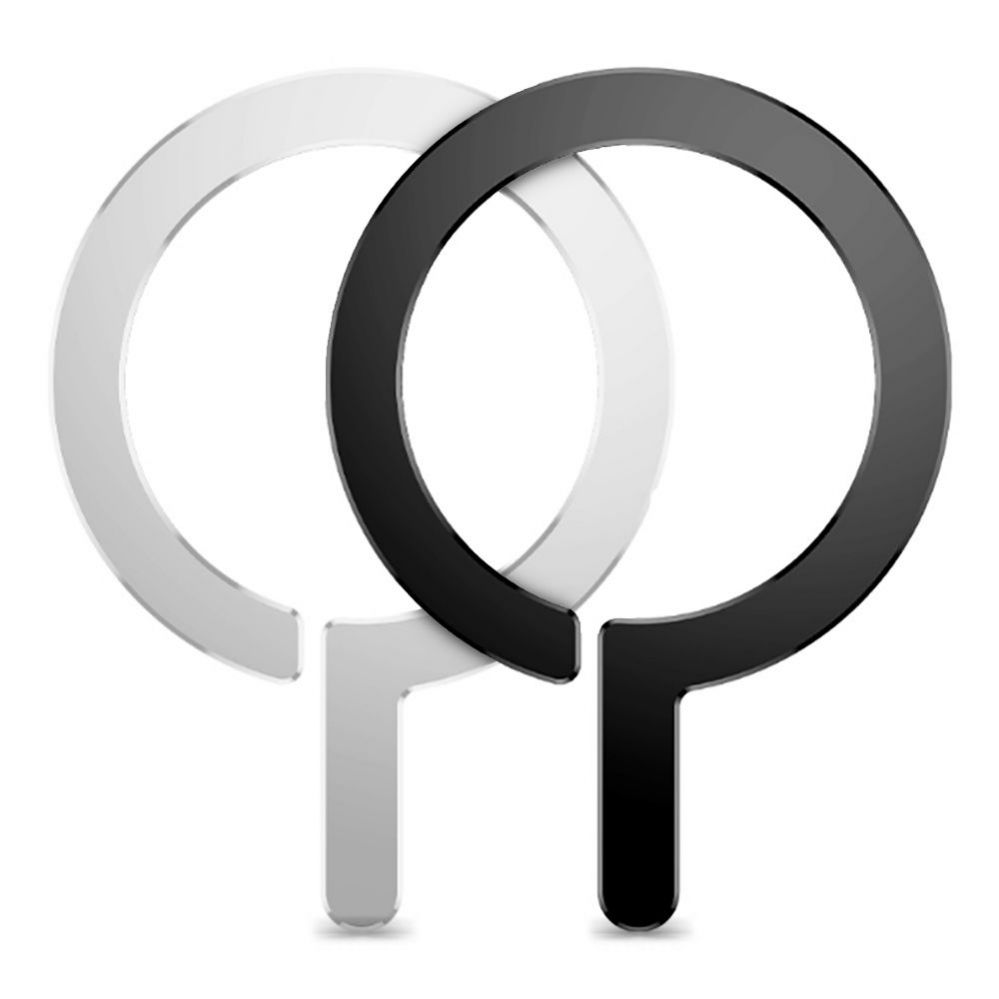Other Tech-Protect MagSafe Tech-Protect MetalRing Universal Magnetic - Black / Silver (2 pcs.)
