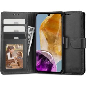Aizmugurējais vāciņš Tech-Protect  Tech-Protect Wallet Case for Samsung Galaxy M15 5G - Black 