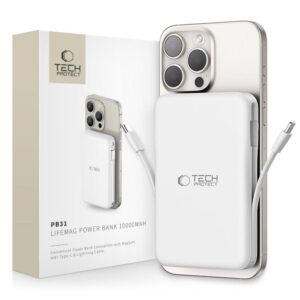 Ārējais akumulators Tech-Protect  White 