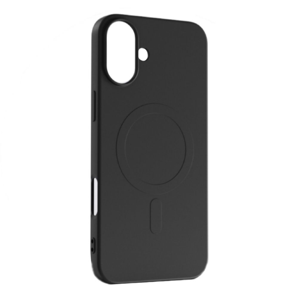 Nugarėlės dėklai Hurtel Liquid Silicone Case MagSafe for iPhone 16 Pro - black