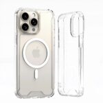 Back panel cover Hurtel  Clear Corner Case MagSafe for iPhone 16 - Clear 