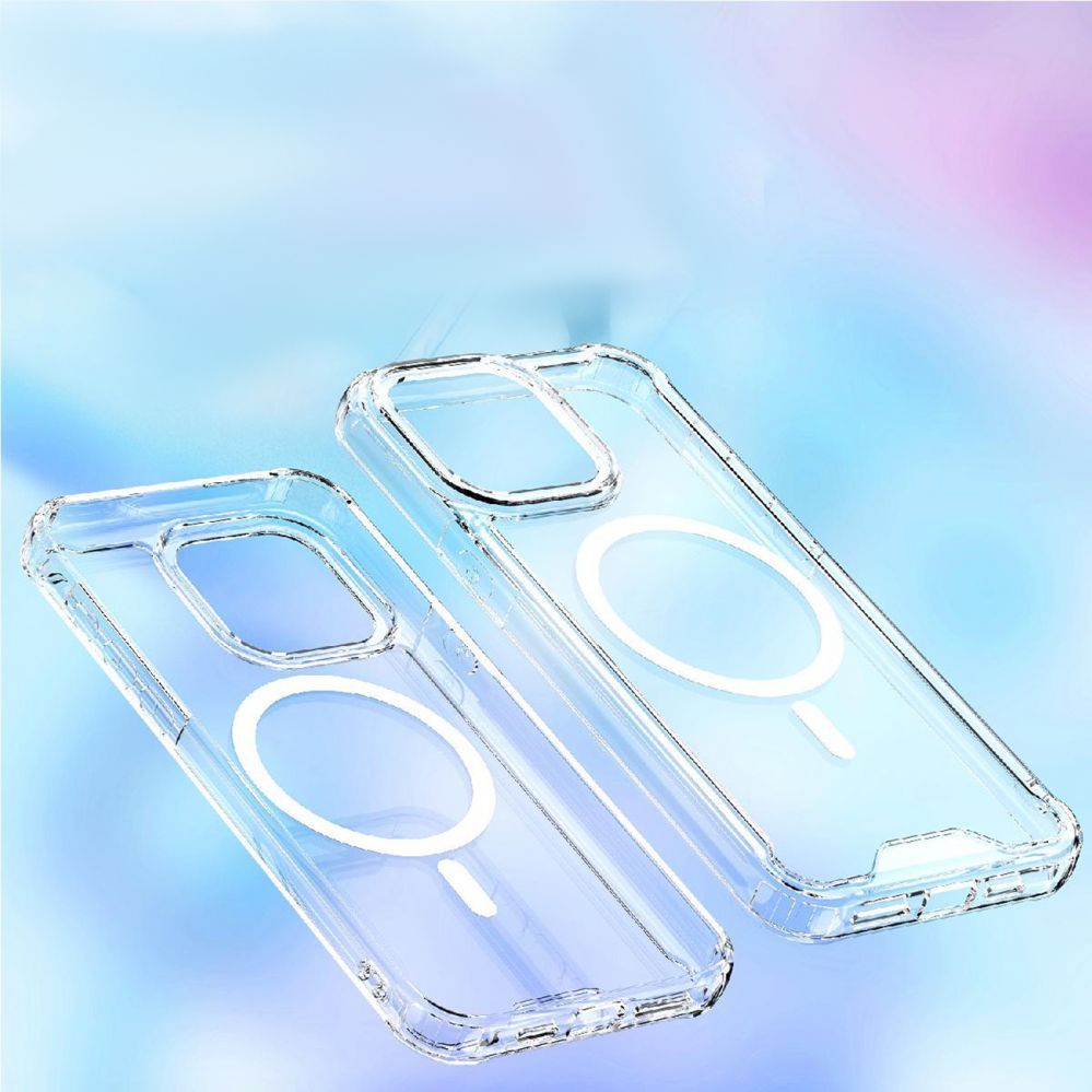 Nugarėlės dėklai Hurtel Clear Corner Case MagSafe for iPhone 16 Pro Max - Clear