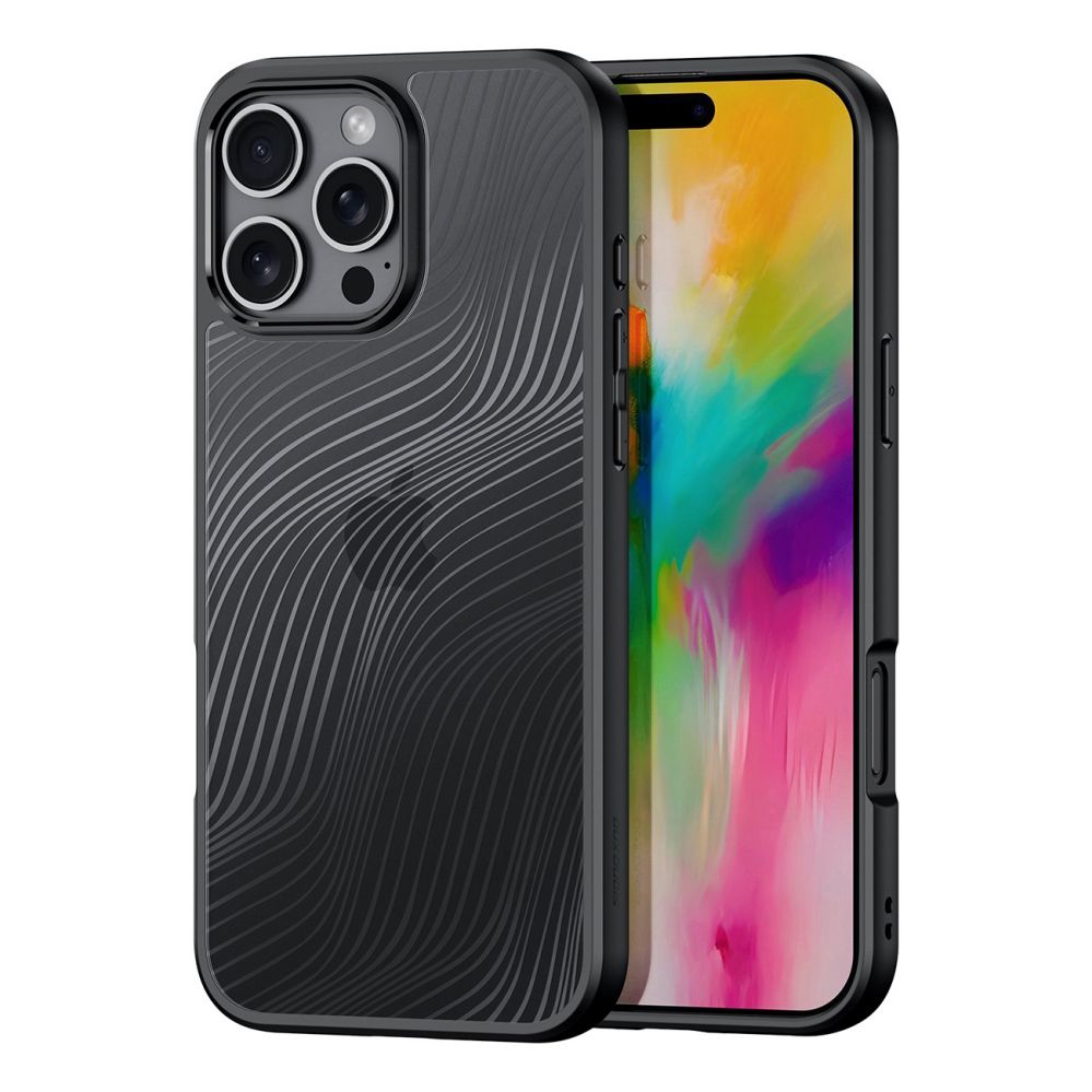 Back panel cover Dux Ducis Dux Ducis Aimo Case for iPhone 16 Pro Max - Black
