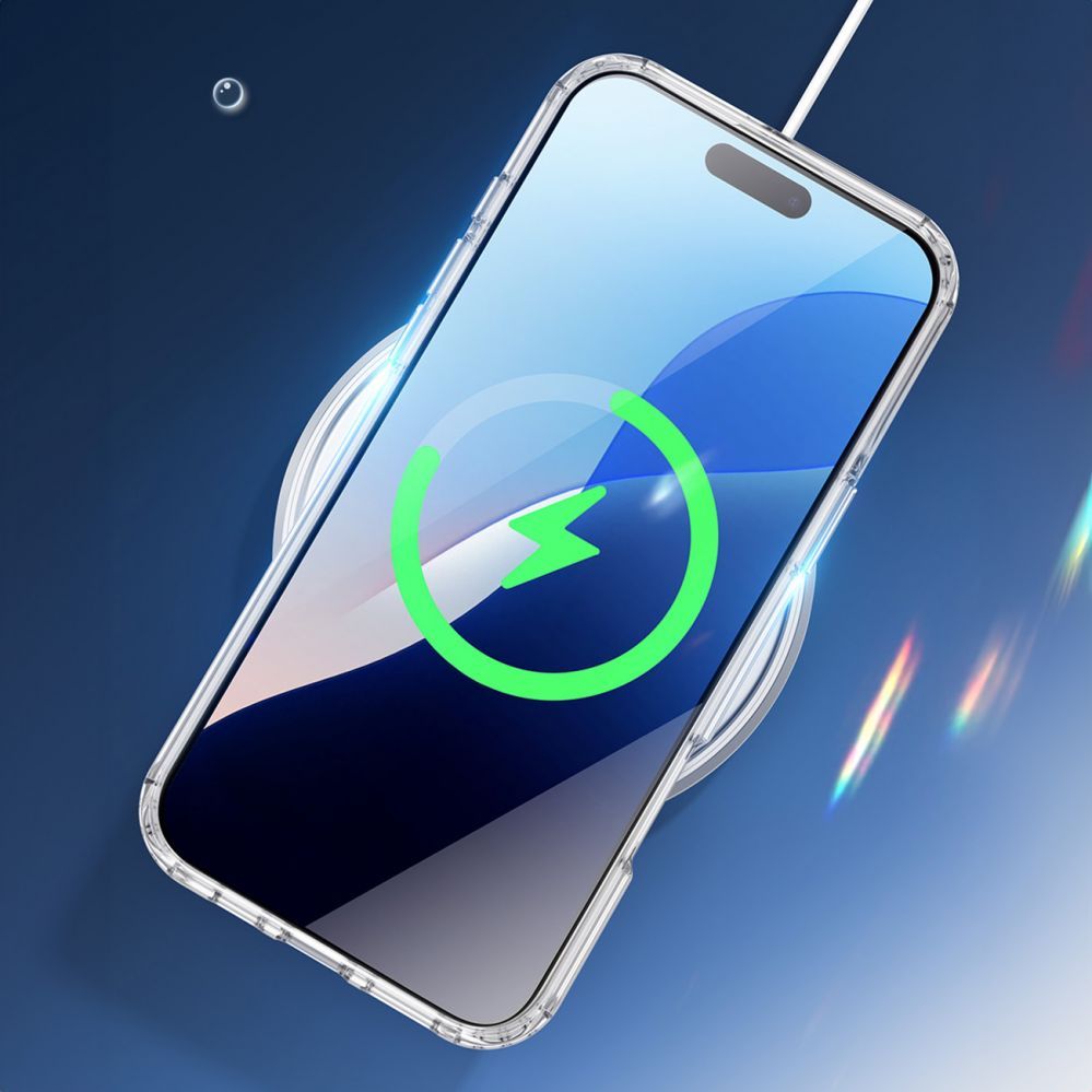 Back panel cover Dux Ducis Dux Ducis Clin Mag case with MagSafe for iPhone 16 Pro - transparent