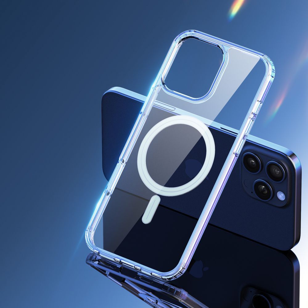 Back panel cover Dux Ducis Dux Ducis Clin Mag case with MagSafe for iPhone 16 Pro - transparent