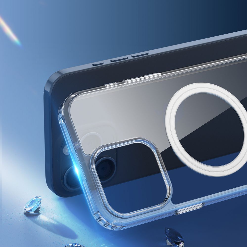 Back panel cover Dux Ducis Dux Ducis Clin Mag case with MagSafe for iPhone 16 Pro - transparent
