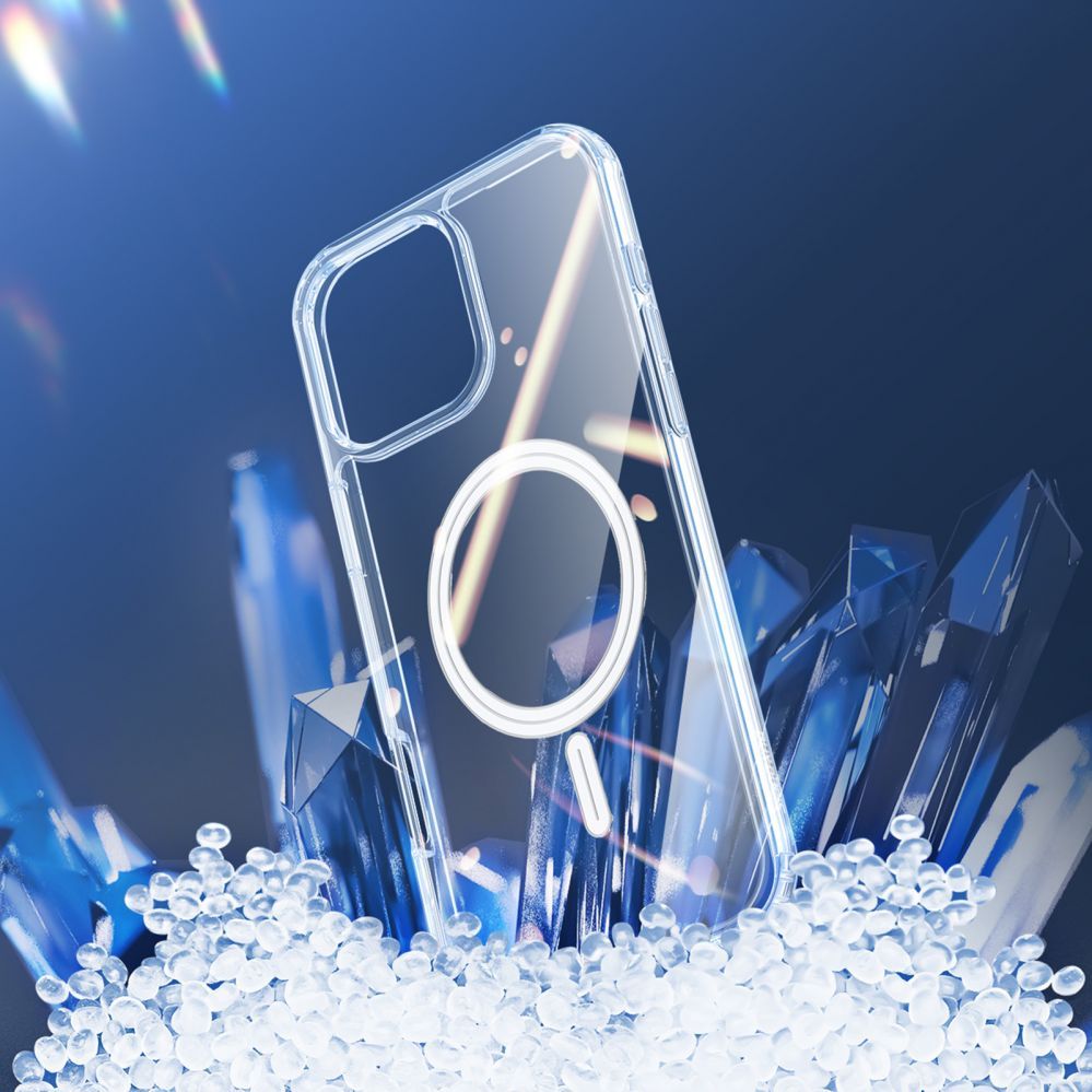 Back panel cover Dux Ducis Dux Ducis Clin Mag case with MagSafe for iPhone 16 Pro - transparent
