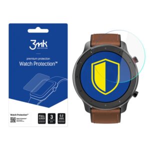 Apsauginiai stiklai 3MK  3mk Watch Protection  v. FlexibleGlass hybrid glass on Xiaomi Amazfit GTR 47 mm 