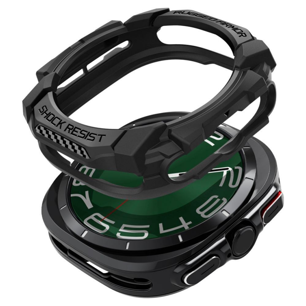 Tagakaaned Spigen Spigen Rugged Armor Case for Samsung Galaxy Watch Ultra (47mm) - Matte Black