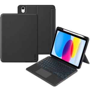 Back panel cover Tech-Protect  Tech-Protect SC Mag Pen + Keyboard Case for iPad 10.9" 10th Gen. (2022) - Black 
