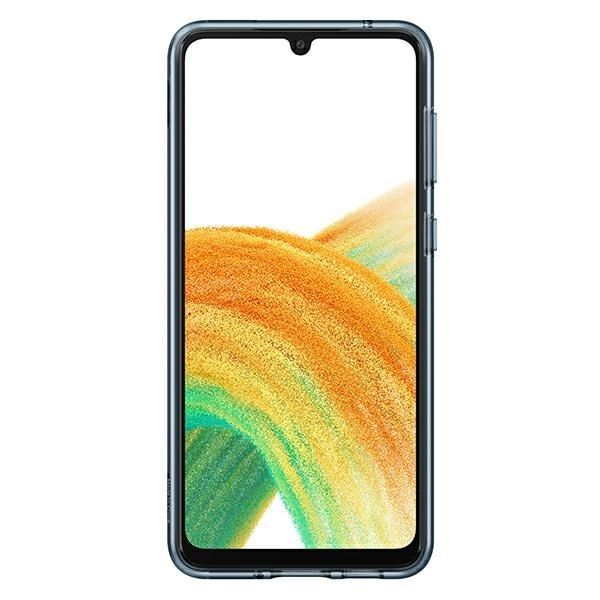 Nugarėlės dėklai Samsung - Etui Samsung EF-XA336CB A33 5G A336 czarny/black Slim Strap Cover