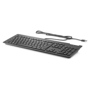 Kompiuterio klaviatūra HP  HP Slim USB Wired Keyboard - Smartcard - Black - EST 