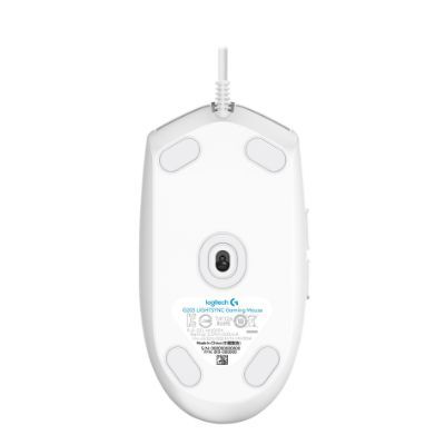Computer mouse Logilink Logitech G203 Lightsync Gaming Mouse USB white (910-005797)