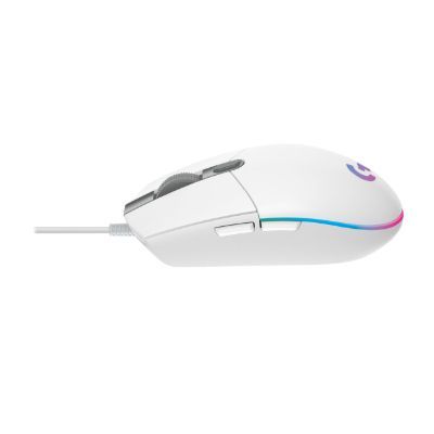 Computer mouse Logilink Logitech G203 Lightsync Gaming Mouse USB white (910-005797)