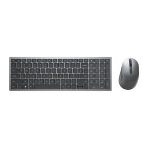 Computer keyboard Dell  Dell Multi-Device Wireless Keyboard and Mouse - KM7120W - Russian (QWERTY)  