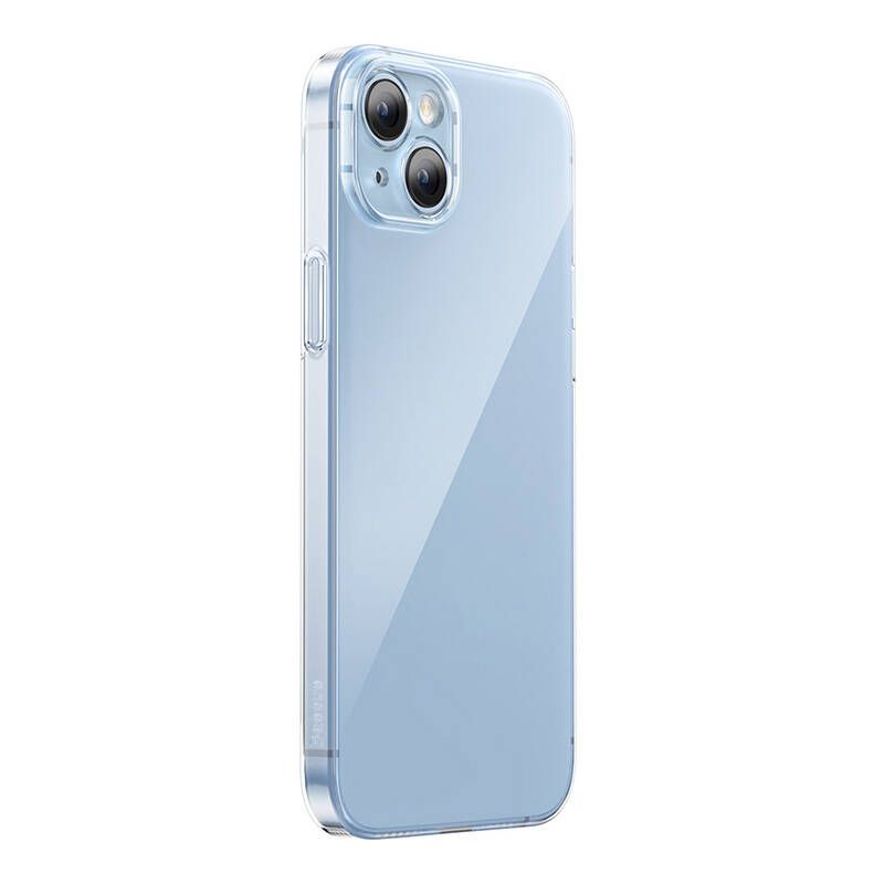 Back panel cover Baseus Baseus Crystal Series Case for iPhone 14 Plus + tempered glass