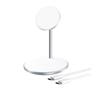 Belaidis įkroviklis Choetech  Wireless charger Choetech T581-F with stand (white) 