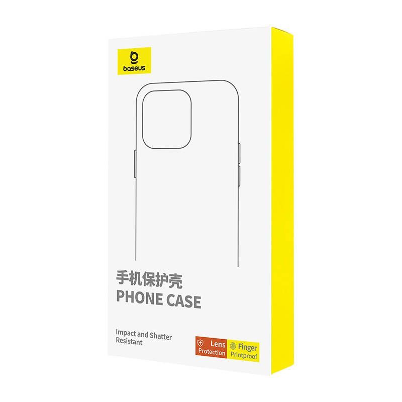 Back panel cover Baseus Clear Case Baseus iPhone 15 + tempered glass