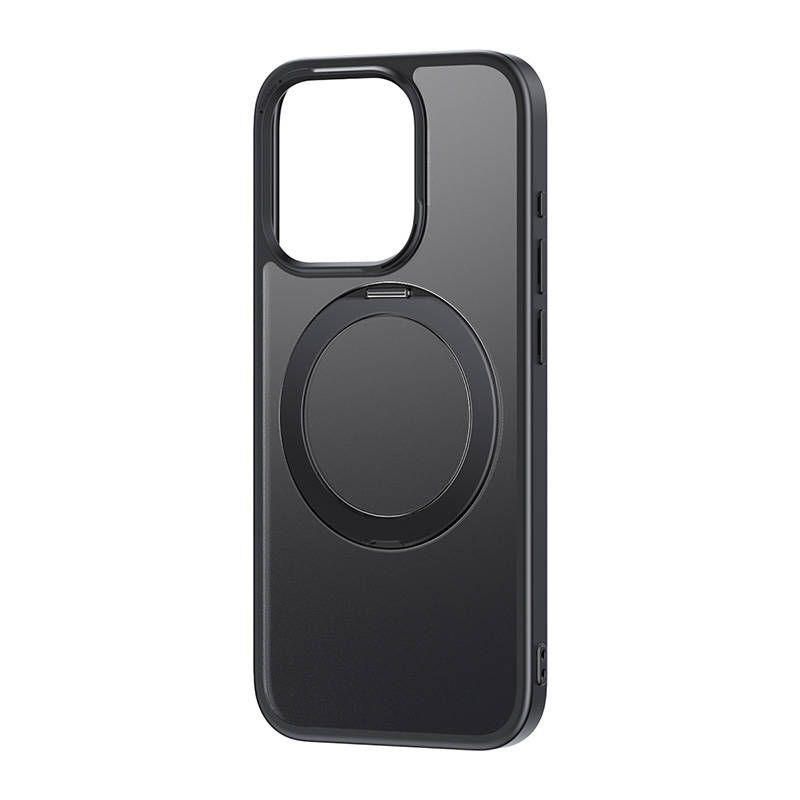 Back panel cover Baseus Magnetic Phone Case for iPhone 15 ProMax Baseus CyberLoop Series (Black)