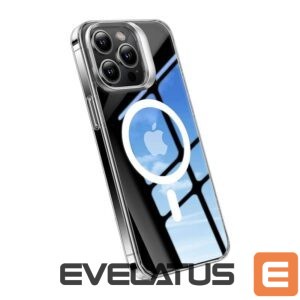 Back panel cover Torras  Torras phone case UPRO Lstand Clear-Mag for iPhone 15 (transparent) 