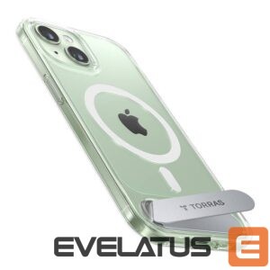 Back panel cover Torras  Torras phone case UPRO Pstand for iPhone 15 (transparent 