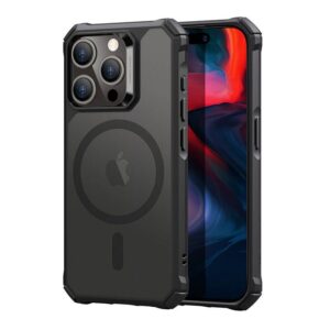 Back panel cover ESR  Case ESR Air Armor for iPhone 15 Pro, Magsafe (black) 