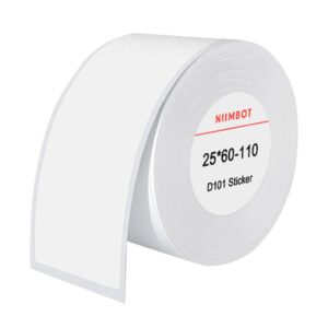 Tarbitav materjal NIIMBOT  Thermal labels Niimbot stickers 25x60 mm, 110 pcs (White)