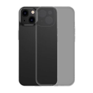Back panel cover Baseus  Baseus Frosted Glass Case for iPhone 13 Pro (black) + tempered glass 